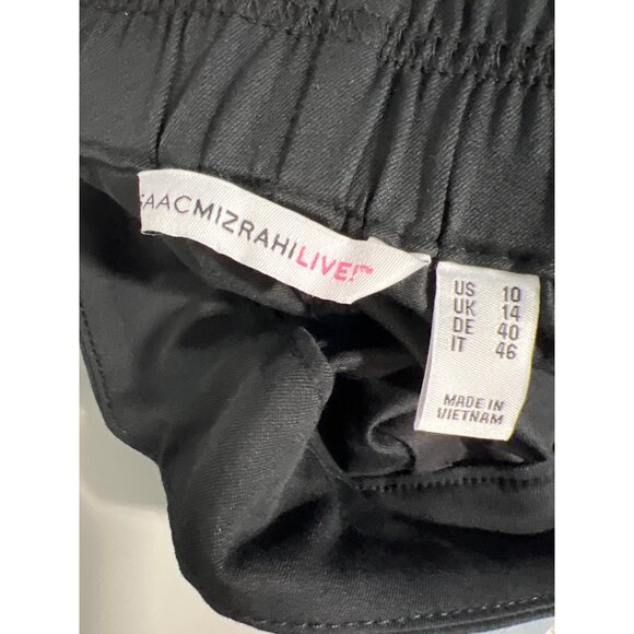 Isaac Mizrahi Live Regular 24/7 Stretch Culottes with Seam Detail Womens 10 NEW - Picture 6 of 7